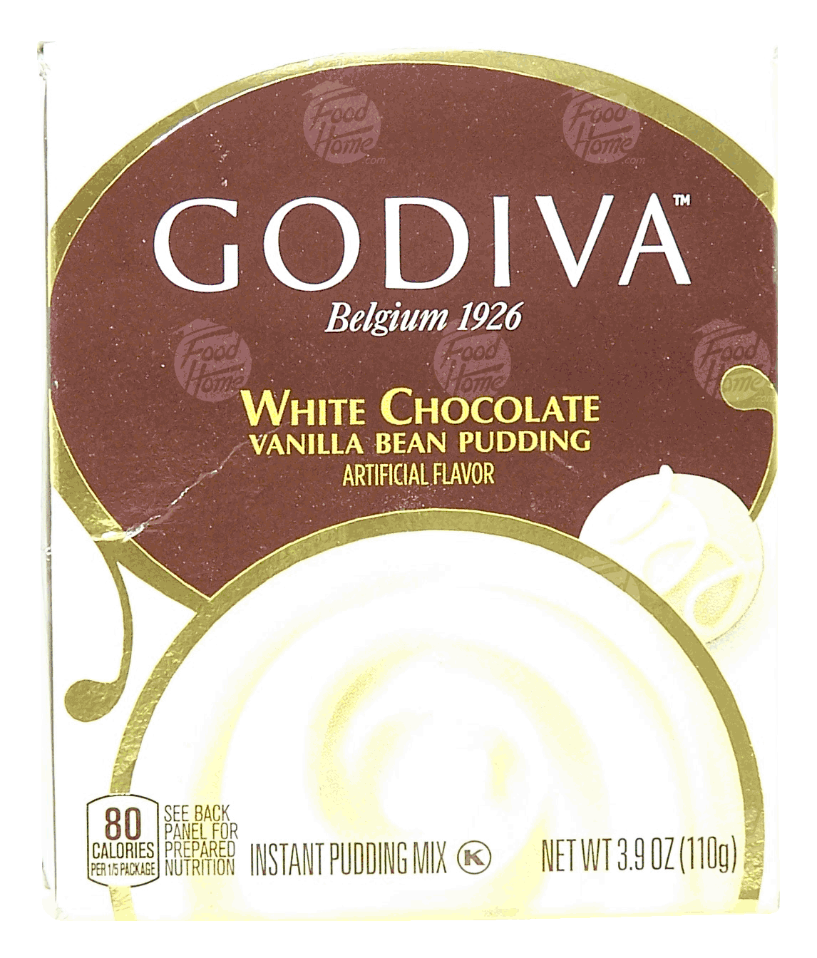 Godiva Belgium 1926 white chocolate vanilla bean instant pudding mix Full-Size Picture